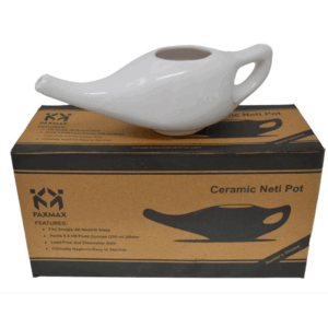 Ceramic Neti Pot – Ayurvedic Nasal Cleansing for Sinus & Allergy Relief